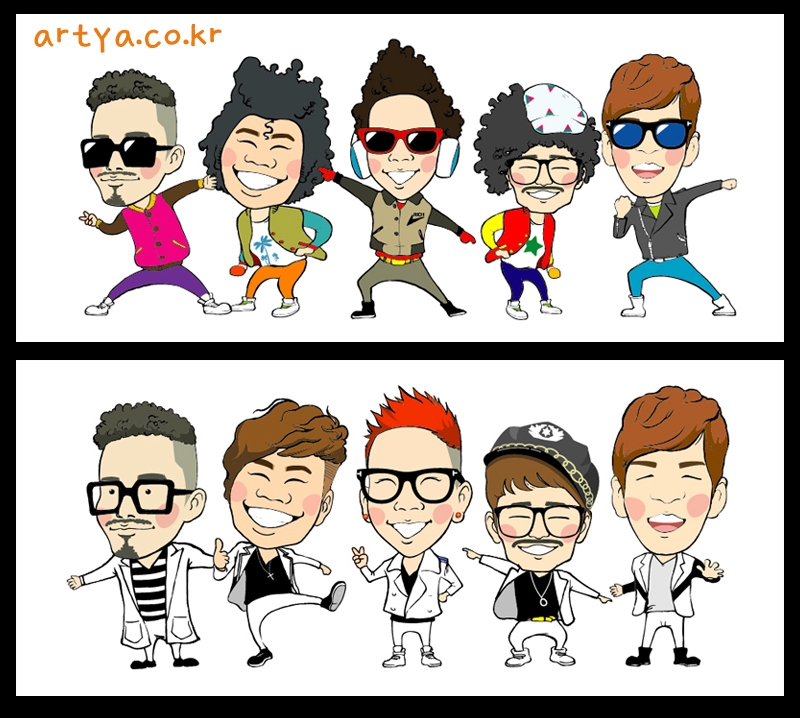 울랄라세션 캐릭터작업