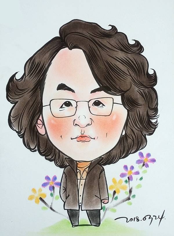 캐리커쳐 주문작업 (수작업)