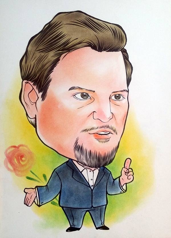 캐리커쳐 주문작업 (수작업)