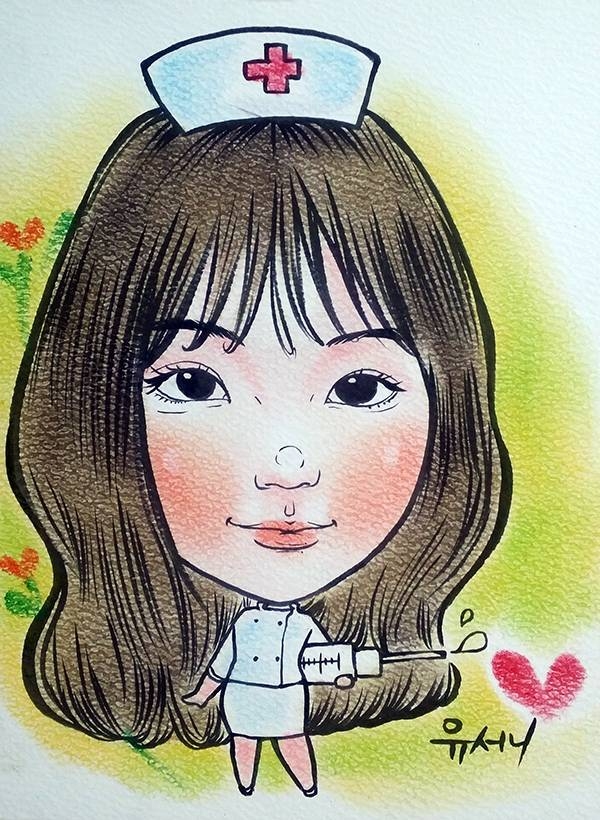 A5 수작업캐리커쳐