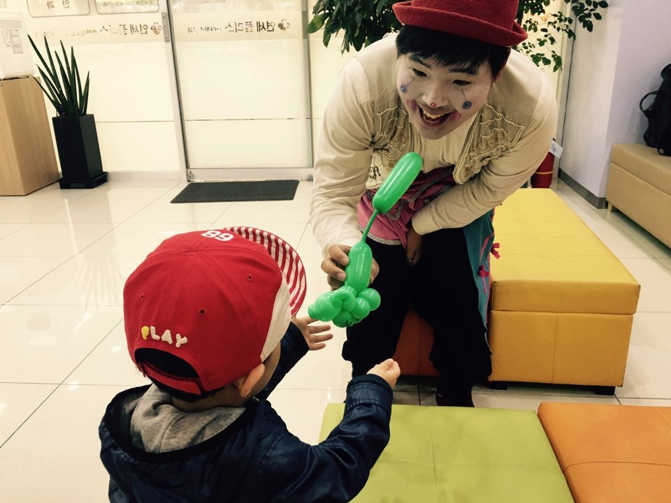 삐에로 풍선아트 이벤트