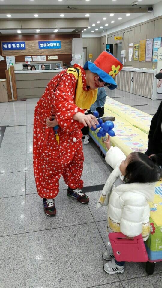 삐에로 풍선아트 이벤트